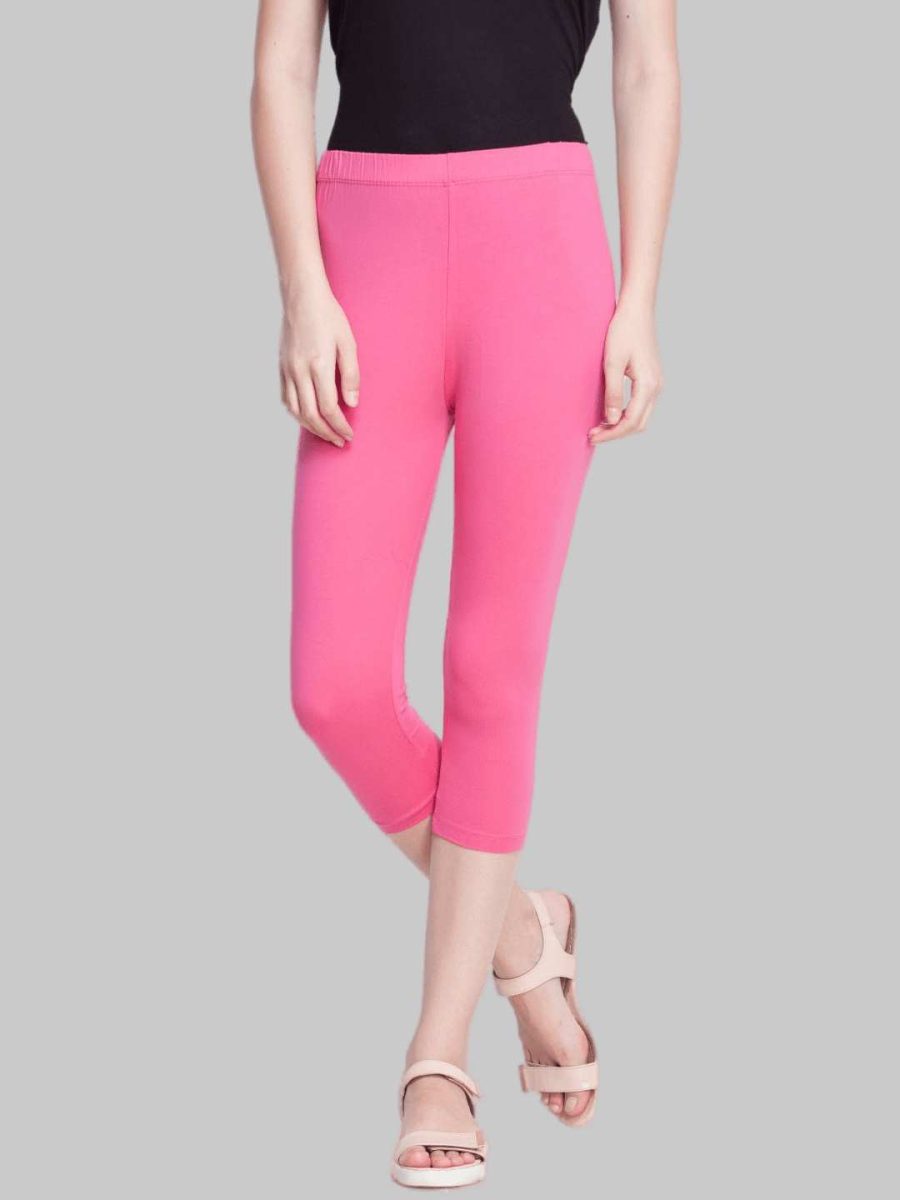 Dollar Missy Women's Cotton Four Way Stretchable Capri Length Legging