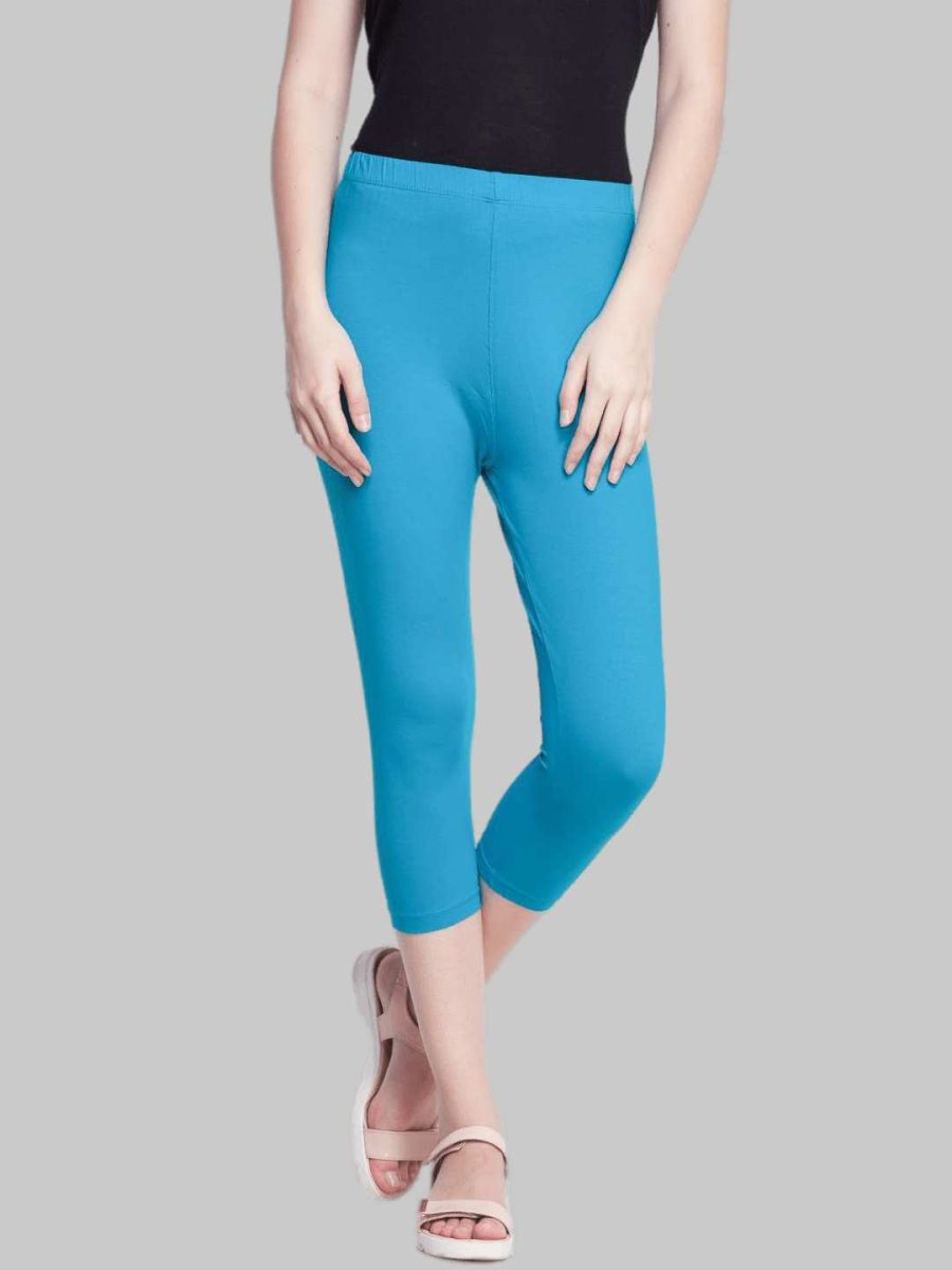 Dollar Missy Women's Cotton Four Way Stretchable Capri Length Legging