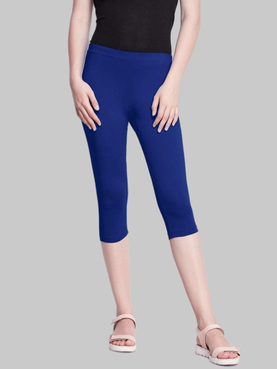 Dollar Missy Women's Cotton Four Way Stretchable Capri Length Legging