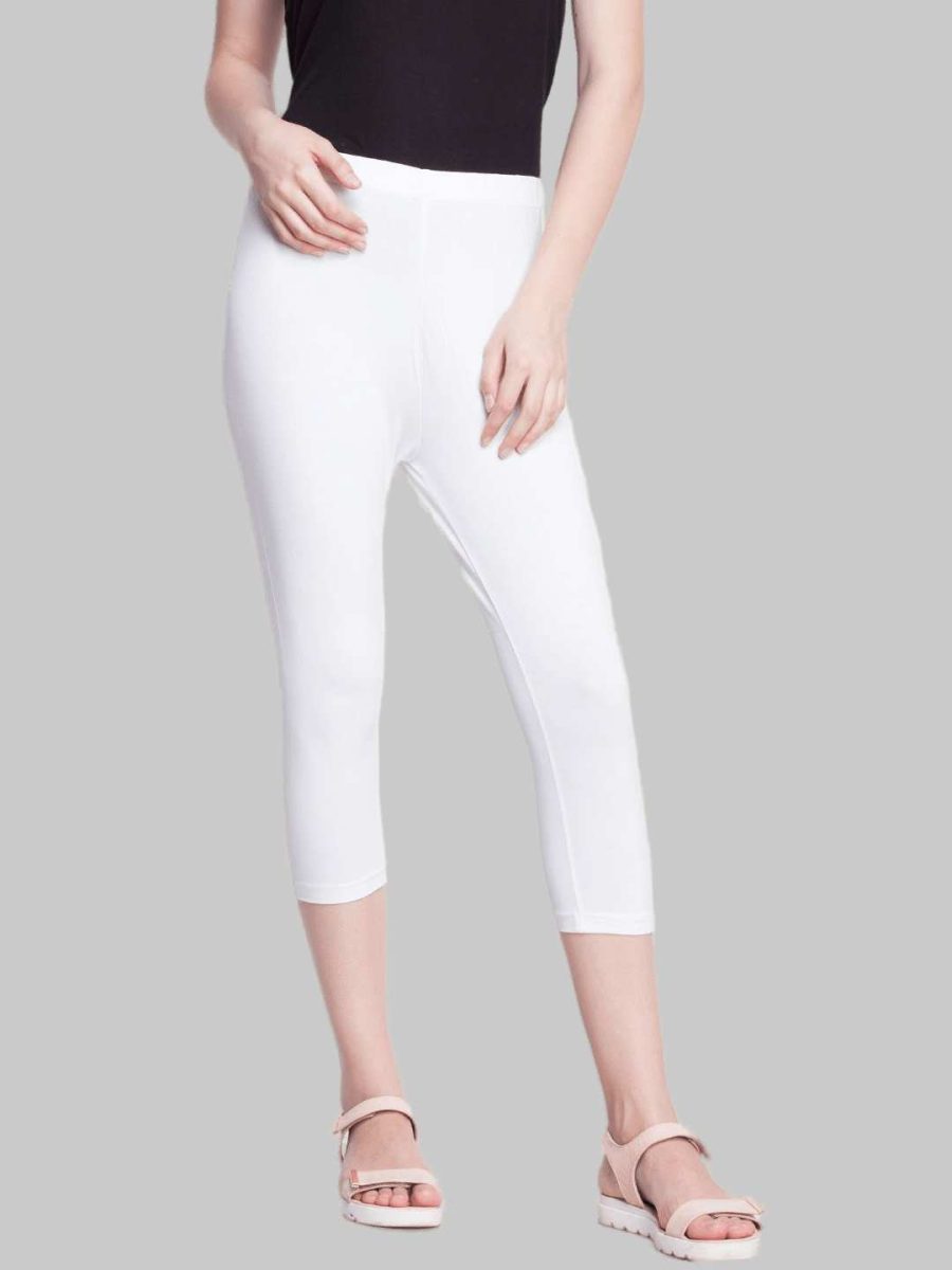 Dollar Missy Women's Cotton Four Way Stretchable Capri Length Legging