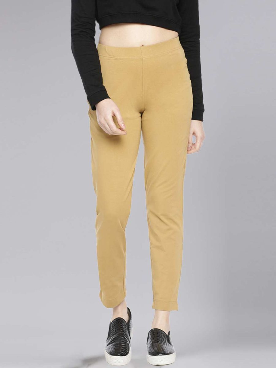 Dollar Missy Women's Cotton Four Way  Stretchable Kurti Pant