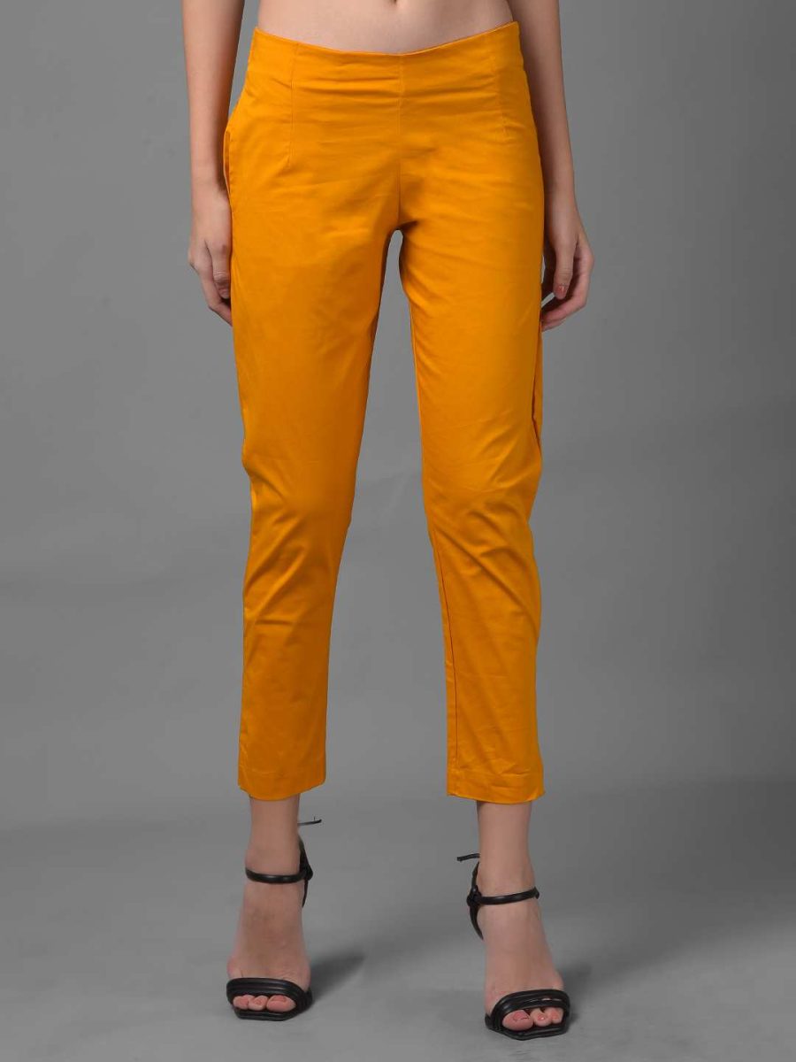 Dollar Missy Women's Cotton Two Way Stretchable Pant
