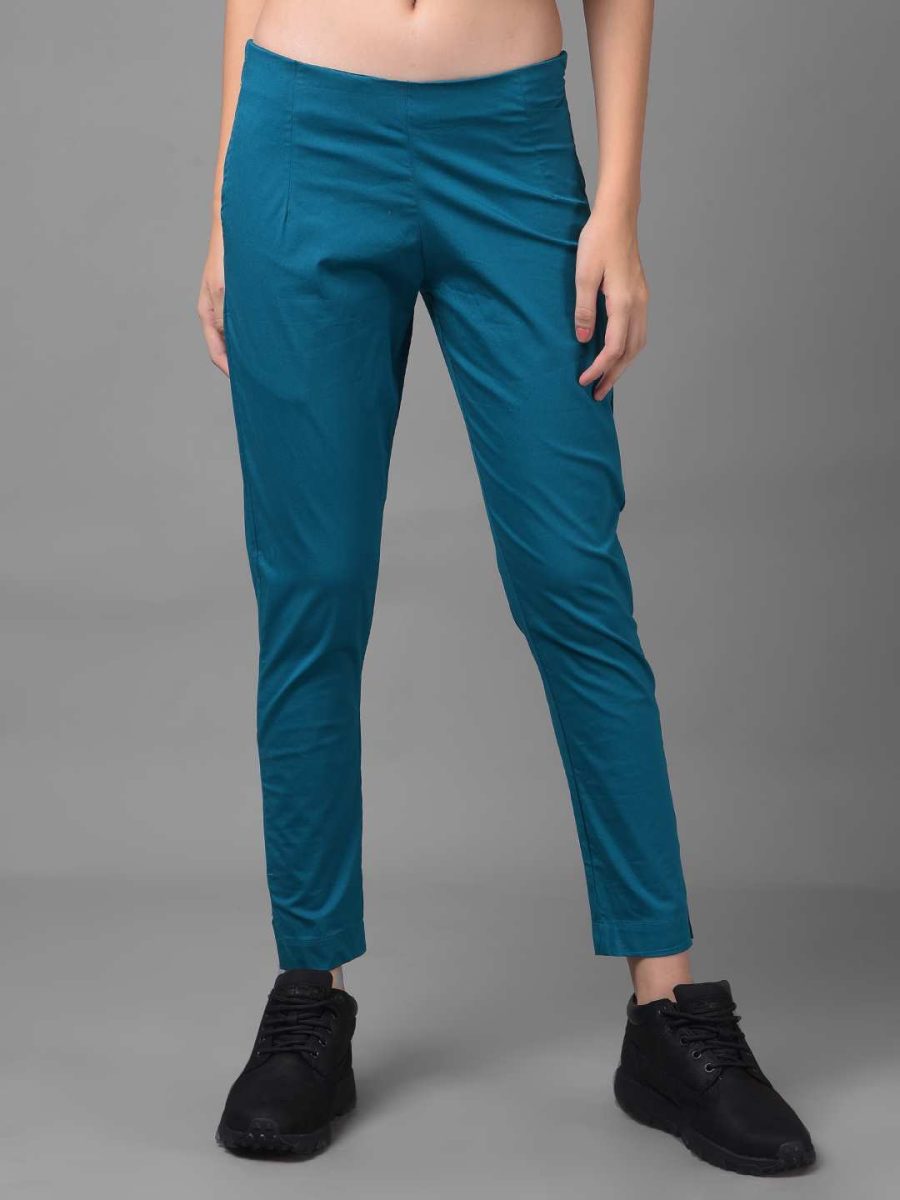 Dollar Missy Women's Cotton Two Way Stretchable Pant