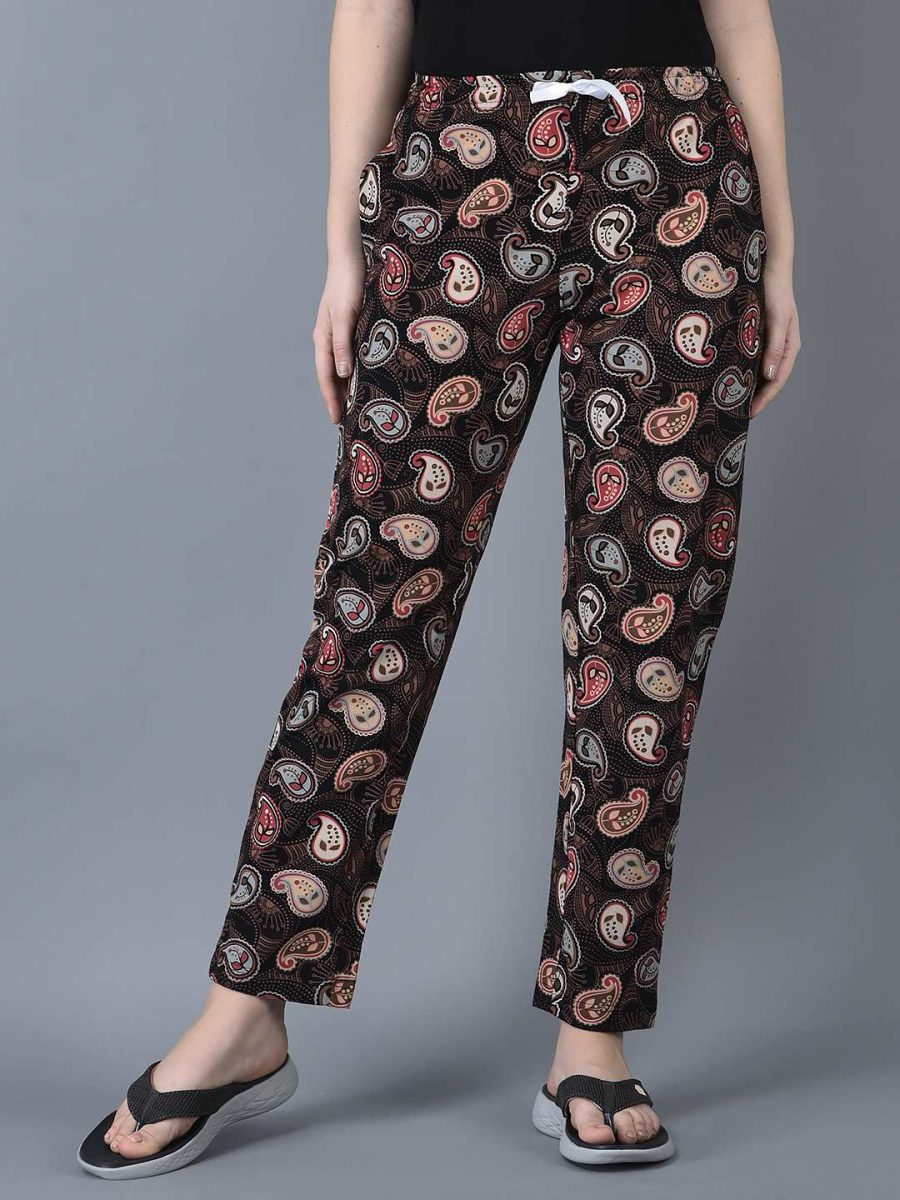 Dollar Missy Women's Combed Cotton Printed Relax Pyjama