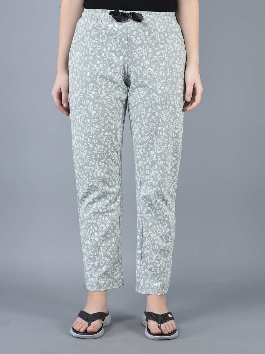 Dollar Missy Women's Combed Cotton Printed Relax Pyjama