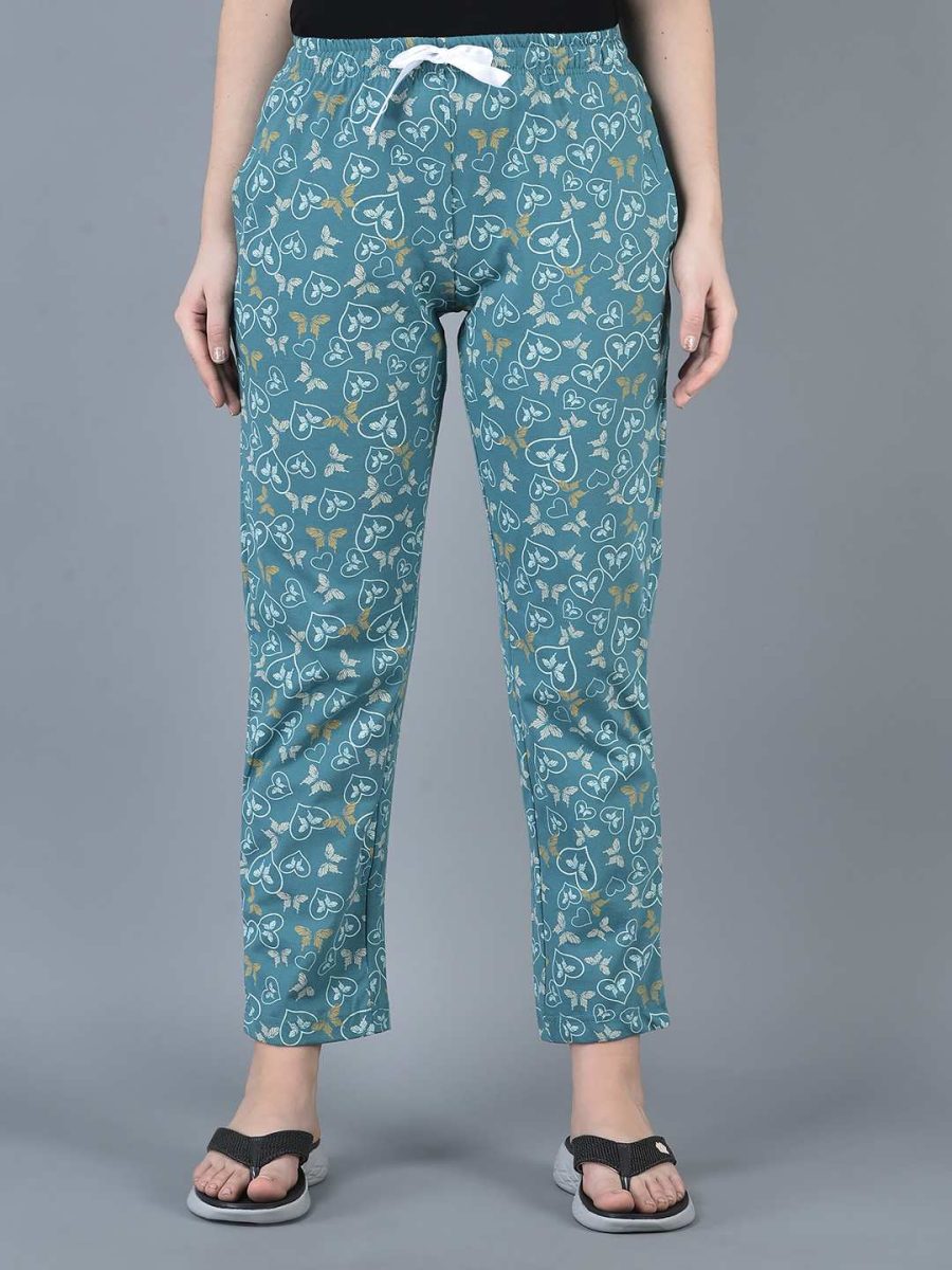 Dollar Missy Women's Combed Cotton Printed Relax Pyjama