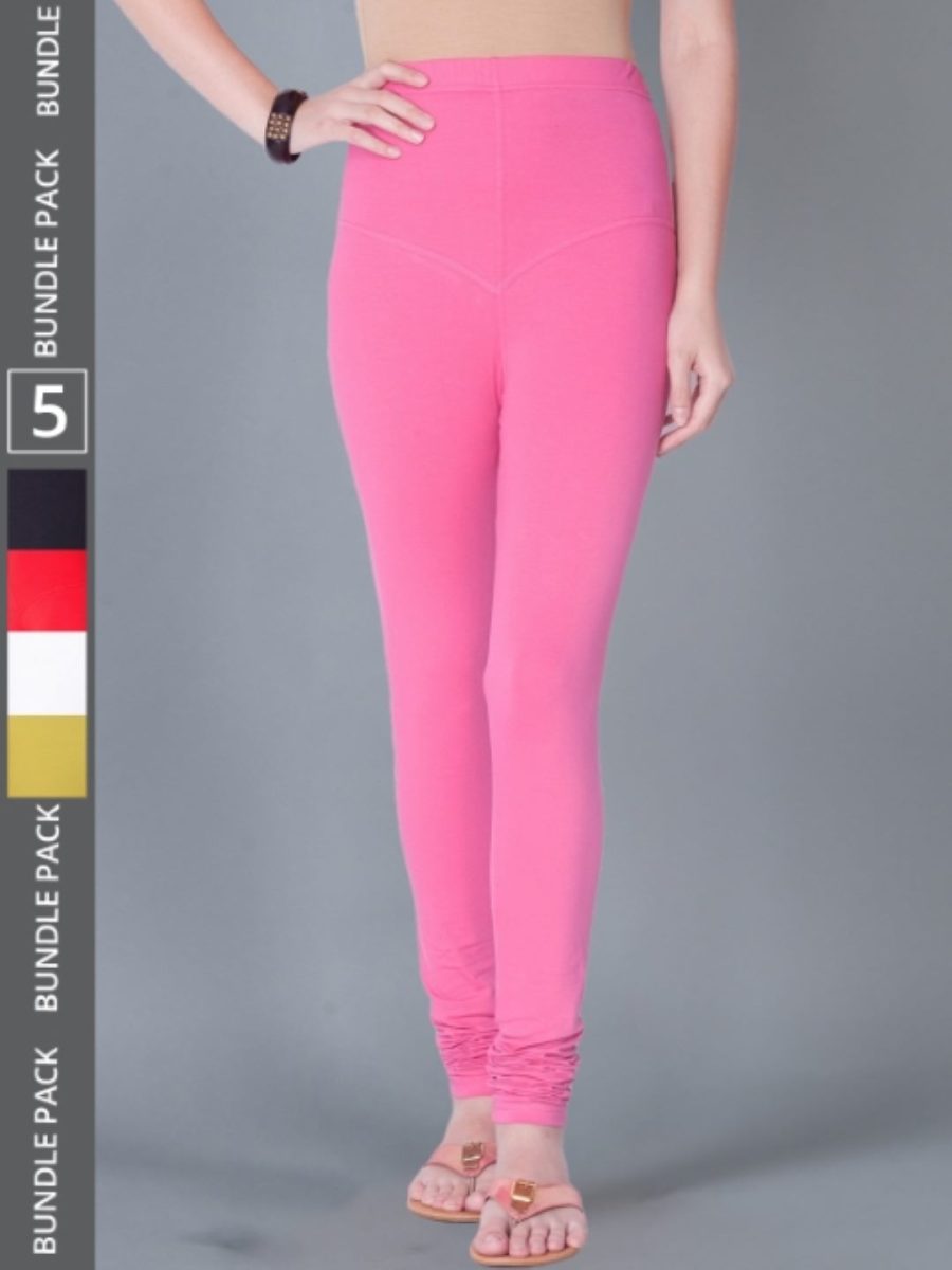 Dollar Missy Women's Cotton Four Way Stretchable Churidar Leggings