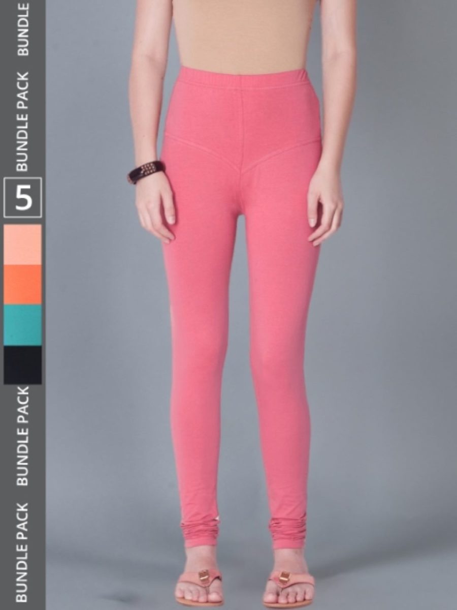 Dollar Missy Women's Cotton Four Way Stretchable Churidar Leggings