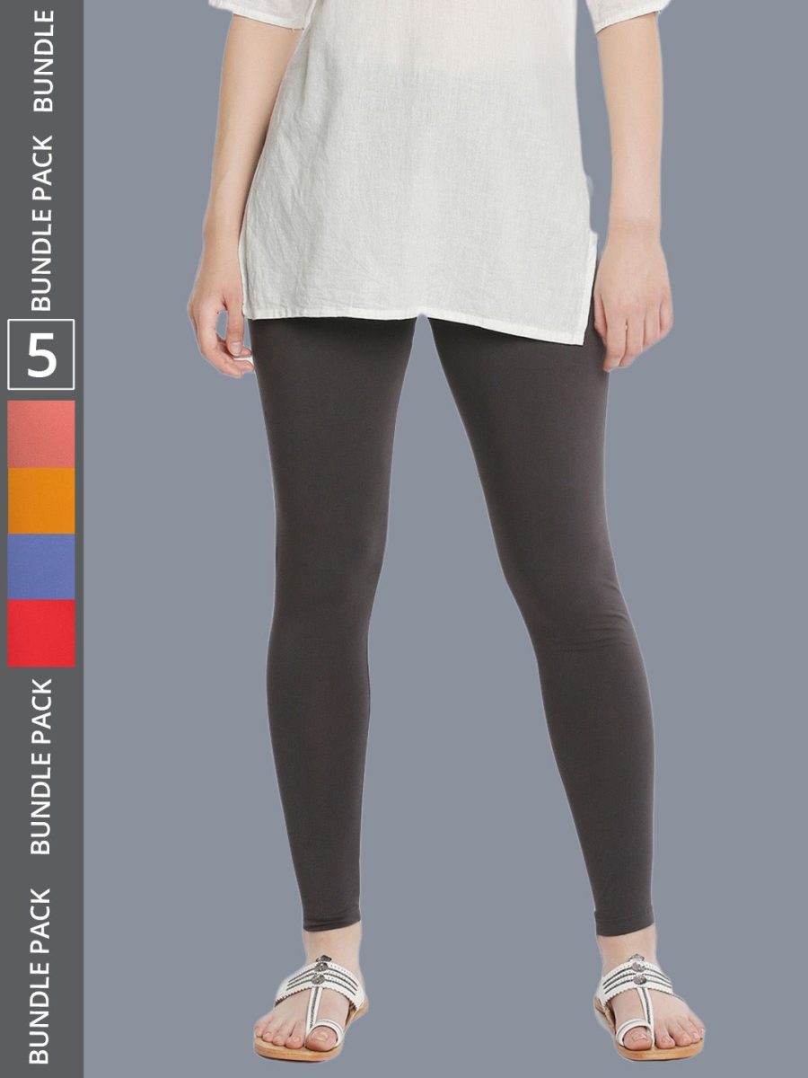 Dollar Missy Women's Cotton Four Way Stretchable Ankle Length Leggings