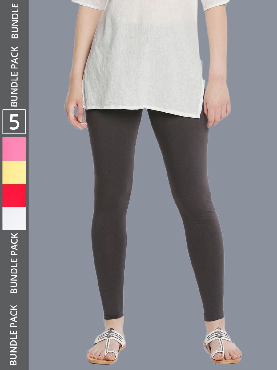 Dollar Missy Women's Cotton Four Way Stretchable Ankle Length Leggings