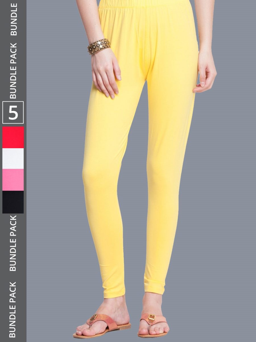 Dollar Missy Women's Cotton Four Way Stretchable Ankle Length Leggings