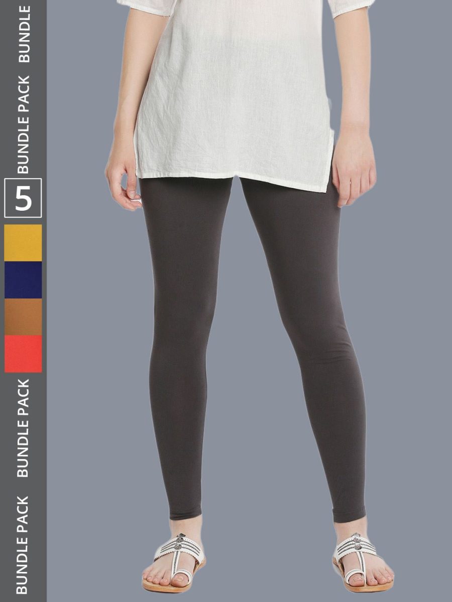 Dollar Missy Women's Cotton Four Way Stretchable Ankle Length Leggings