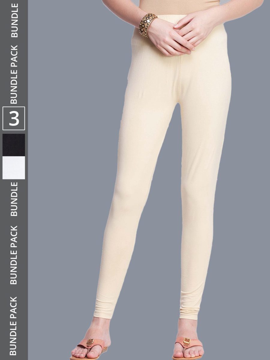 Dollar Missy Women's Cotton Four Way Stretchable Ankle Length Leggings