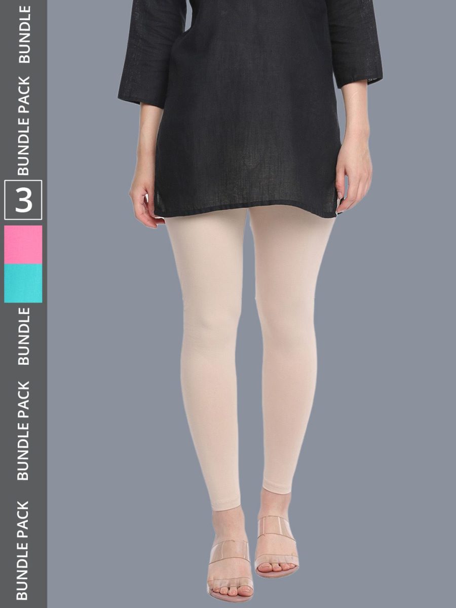 Dollar Missy Women's Cotton Four Way Stretchable Ankle Length Leggings