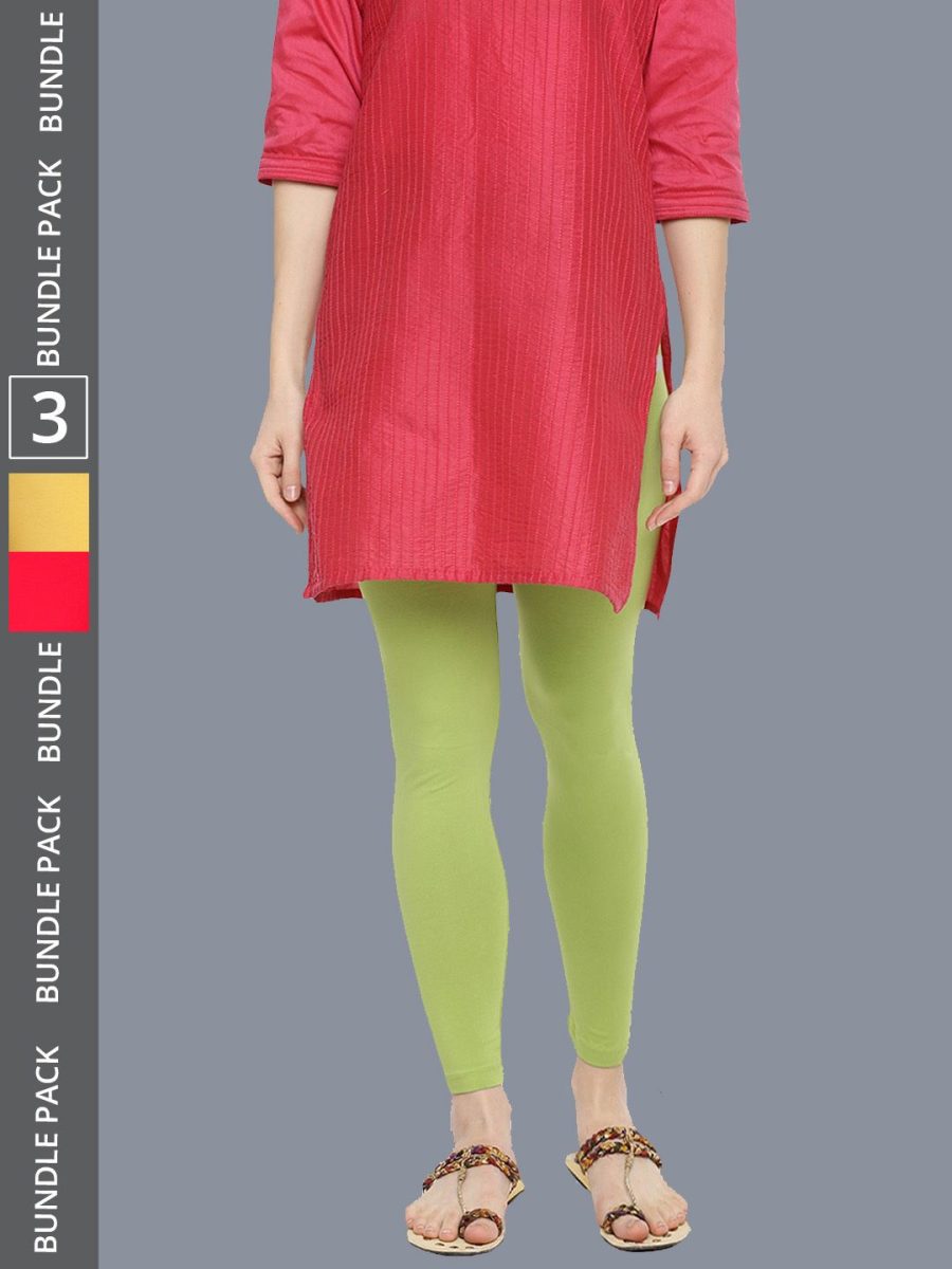 Dollar Missy Women's Cotton Four Way Stretchable Ankle Length Leggings