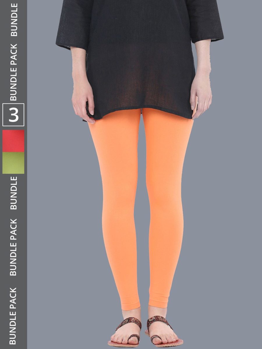 Dollar Missy Women's Cotton Four Way Stretchable Ankle Length Leggings