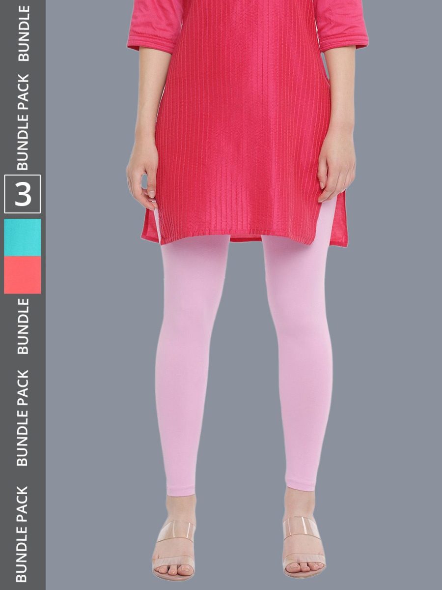 Dollar Missy Women's Cotton Four Way Stretchable Ankle Length Leggings