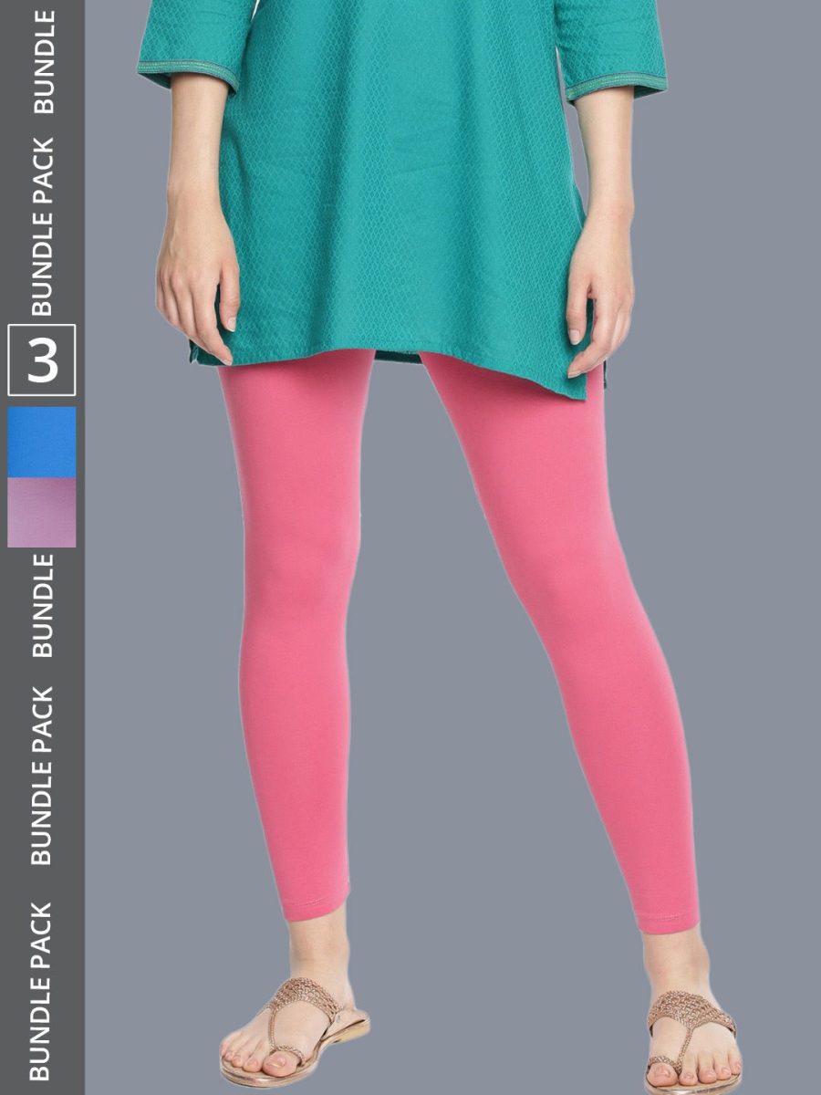 Dollar Missy Women's Cotton Four Way Stretchable Ankle Length Leggings