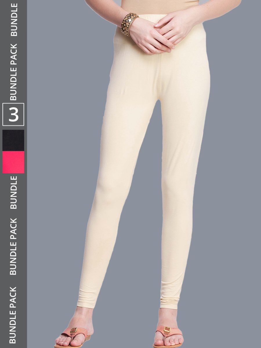 Dollar Missy Women's Cotton Four Way Stretchable Ankle Length Leggings