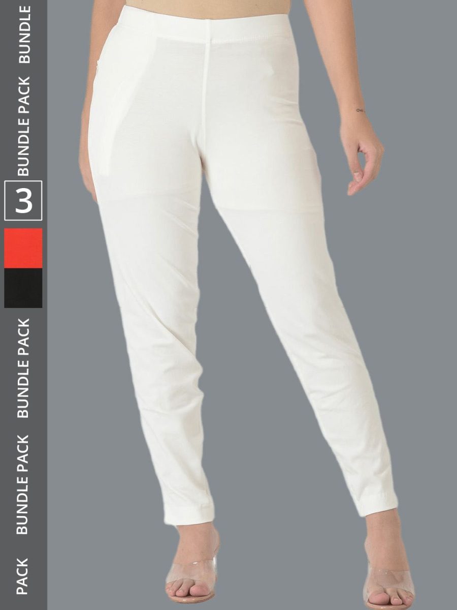 Dollar Missy Women's Cotton Four Way  Stretchable Kurti Pant