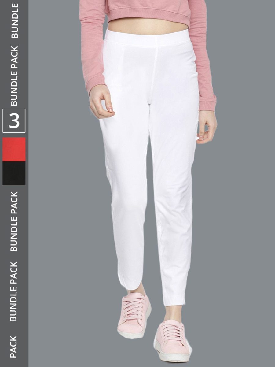 Dollar Missy Women's Cotton Four Way  Stretchable Kurti Pant
