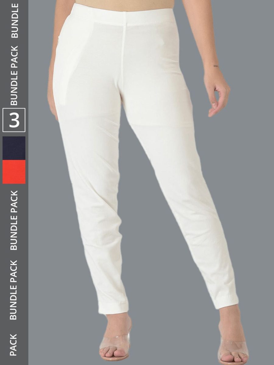 Dollar Missy Women's Cotton Four Way  Stretchable Kurti Pant