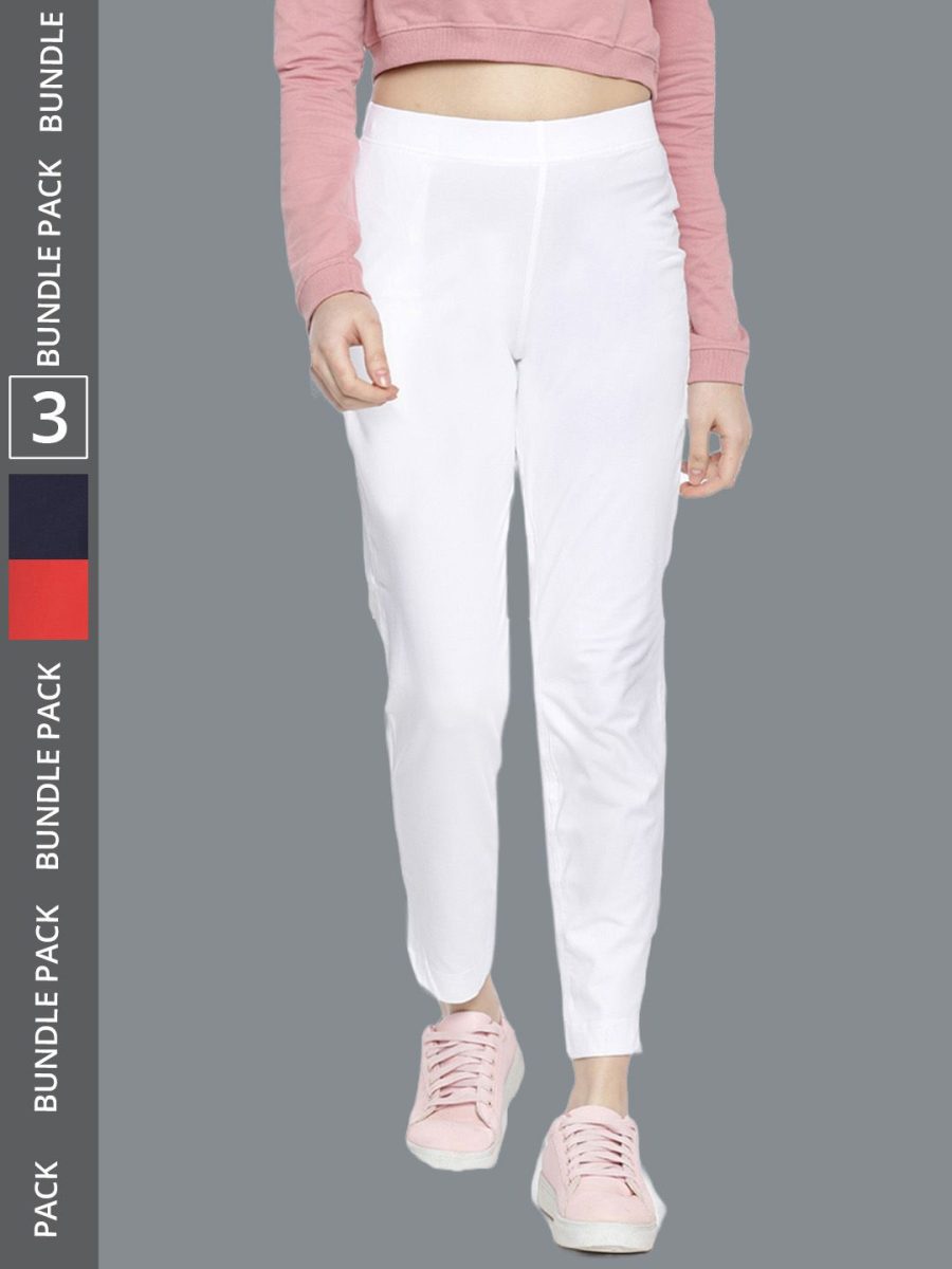 Dollar Missy Women's Cotton Four Way  Stretchable Kurti Pant