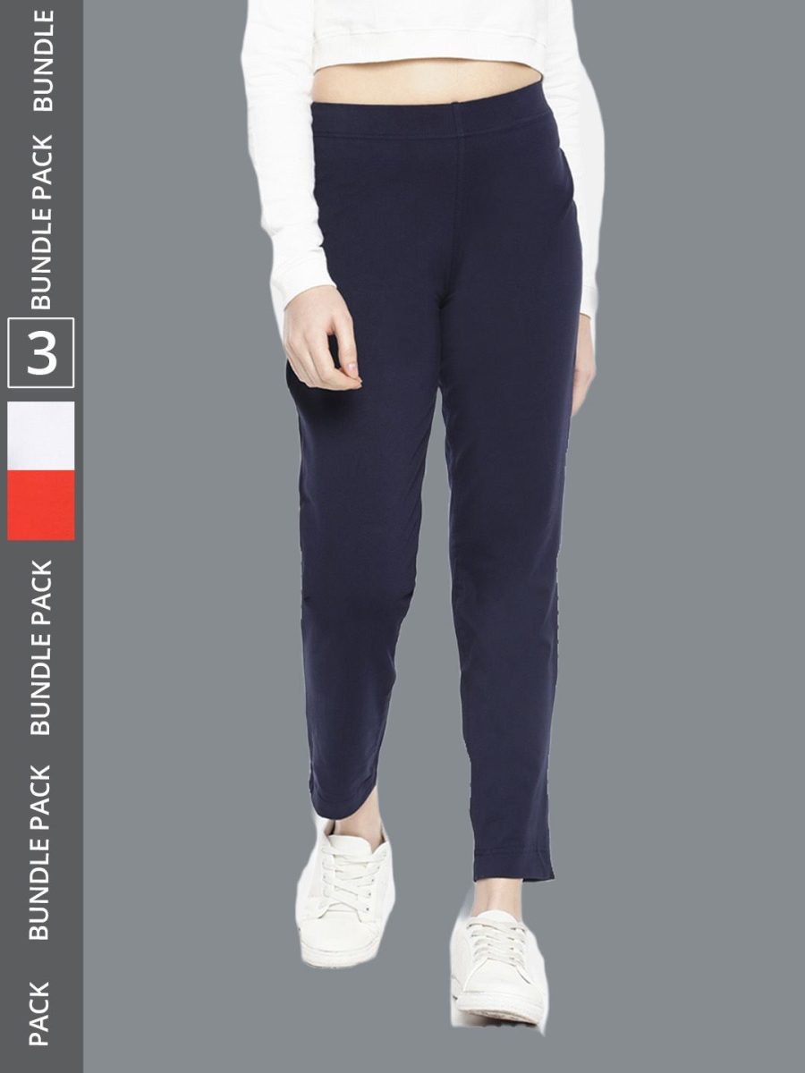 Dollar Missy Women's Cotton Four Way  Stretchable Kurti Pant