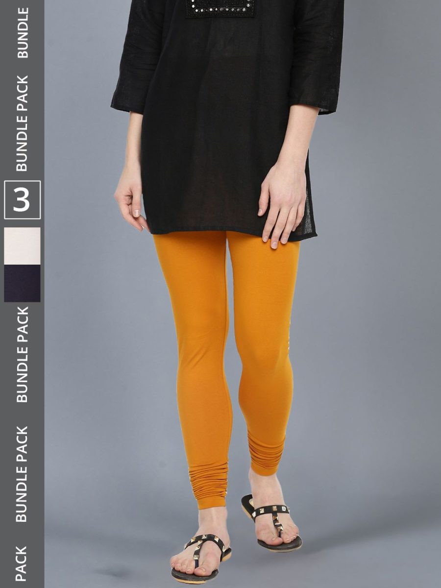 Dollar Missy Women's Cotton Four Way Stretchable Churidar Leggings