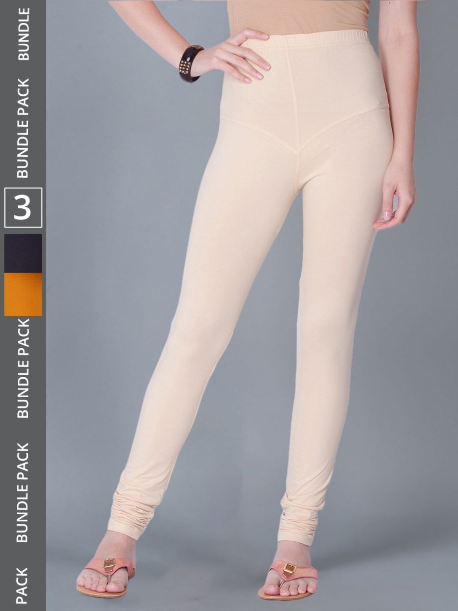 Dollar Missy Women's Cotton Four Way Stretchable Churidar Leggings