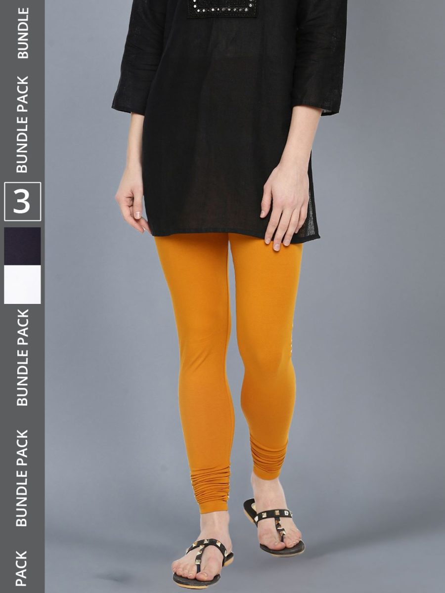 Dollar Missy Women's Cotton Four Way Stretchable Churidar Leggings