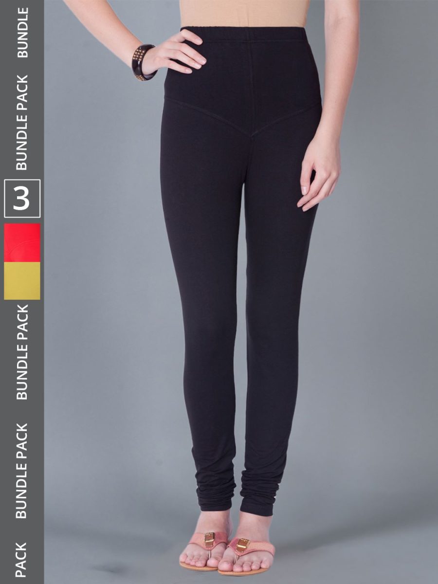 Dollar Missy Women's Cotton Four Way Stretchable Churidar Leggings