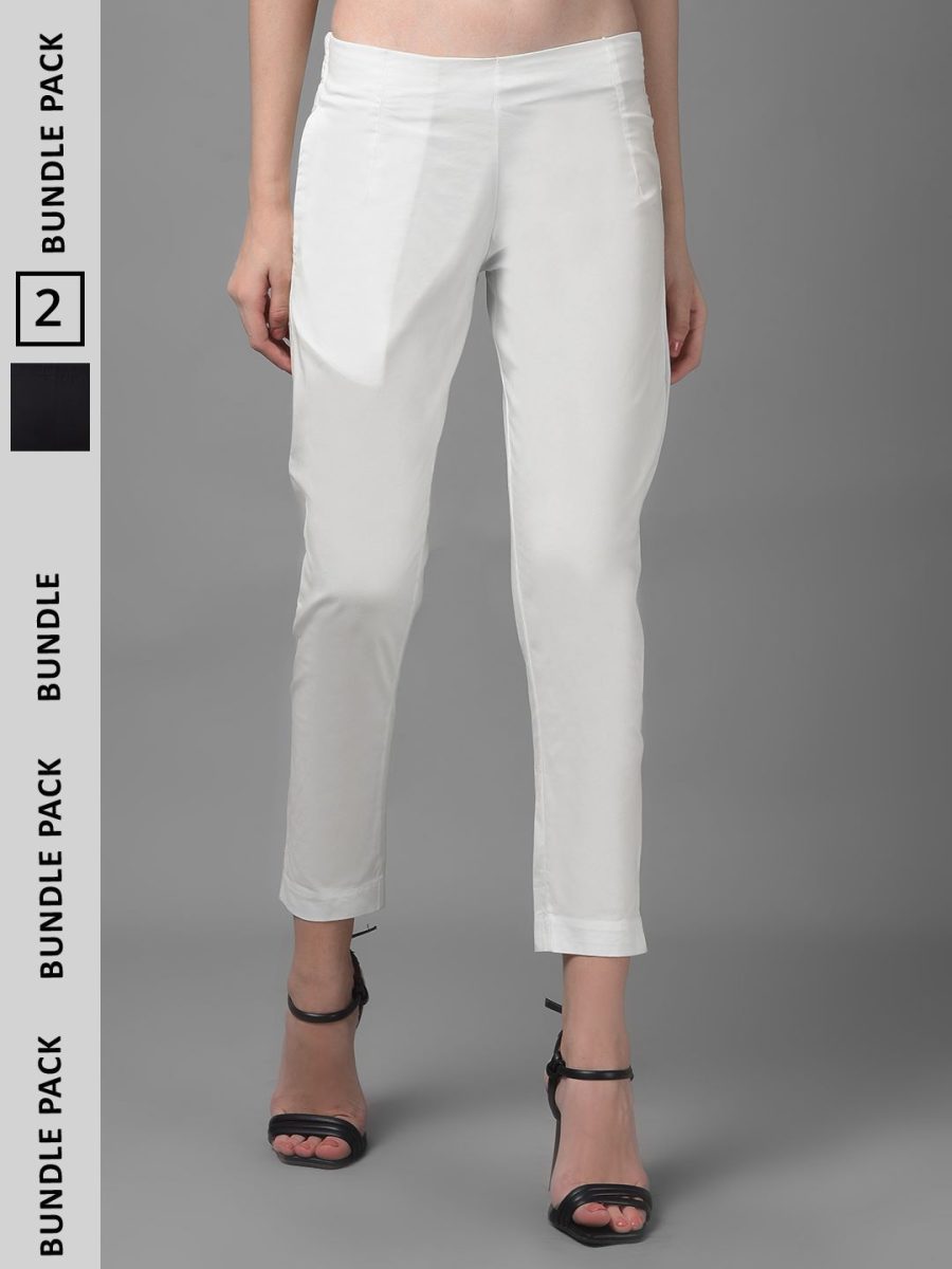 Dollar Missy Women's Cotton Two Way Stretchable Pant