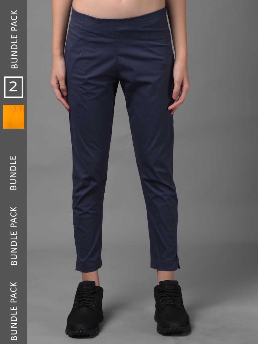 Dollar Missy Women's Cotton Two Way Stretchable Pant