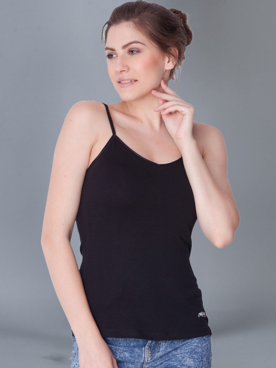 Dollar Missy Pack of 1 Women's Cotton with Spandex camisole