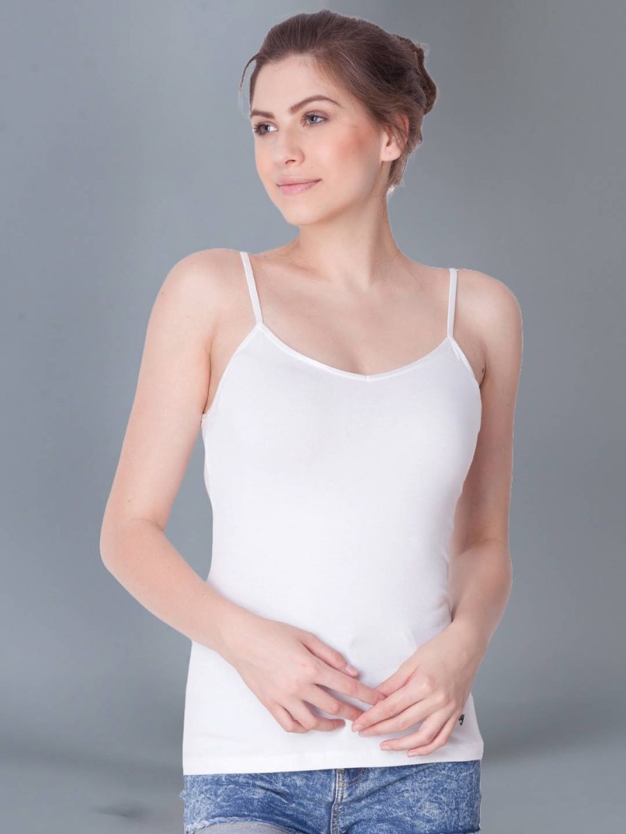 Dollar Missy Pack of 1 Women's Cotton with Spandex camisole