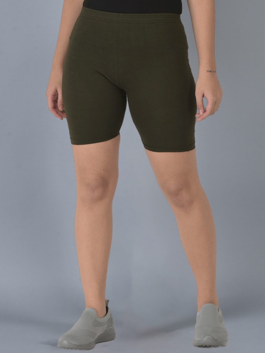 Dollar Missy Pack of 1 Women's Cotton Cycling Shorts