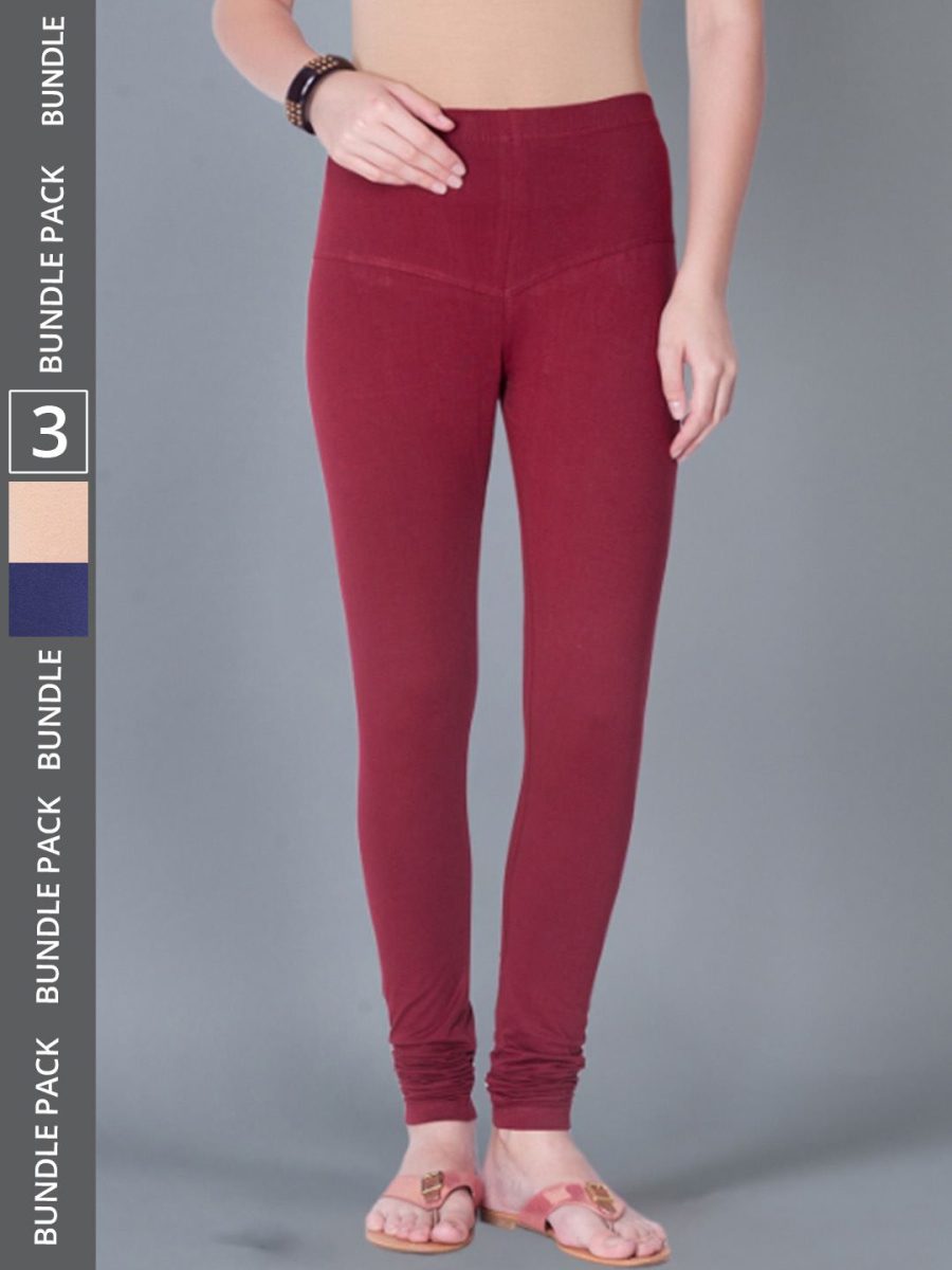 Dollar Missy Women's Cotton Four Way Stretchable Churidar Leggings