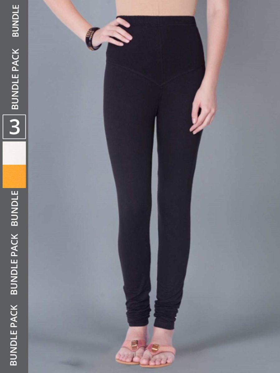 Dollar Missy Women's Cotton Four Way Stretchable Churidar Leggings