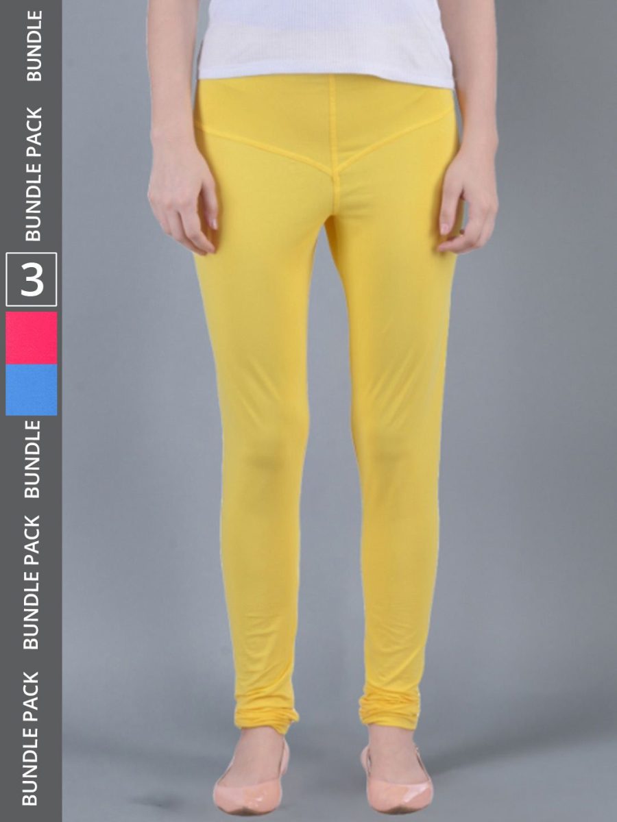 Dollar Missy Women's Cotton Four Way Stretchable Churidar Leggings