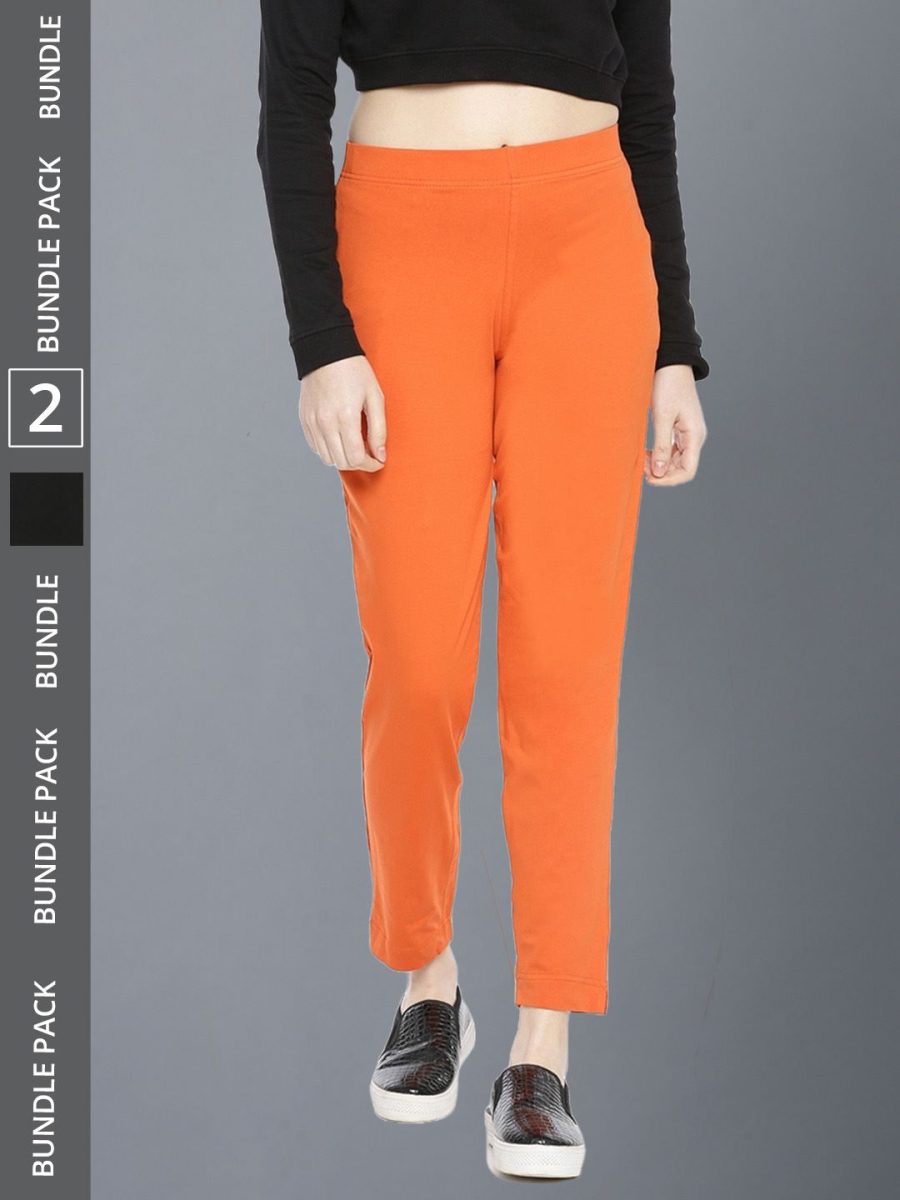 Dollar Missy Women's Cotton Four Way  Stretchable Kurti Pant