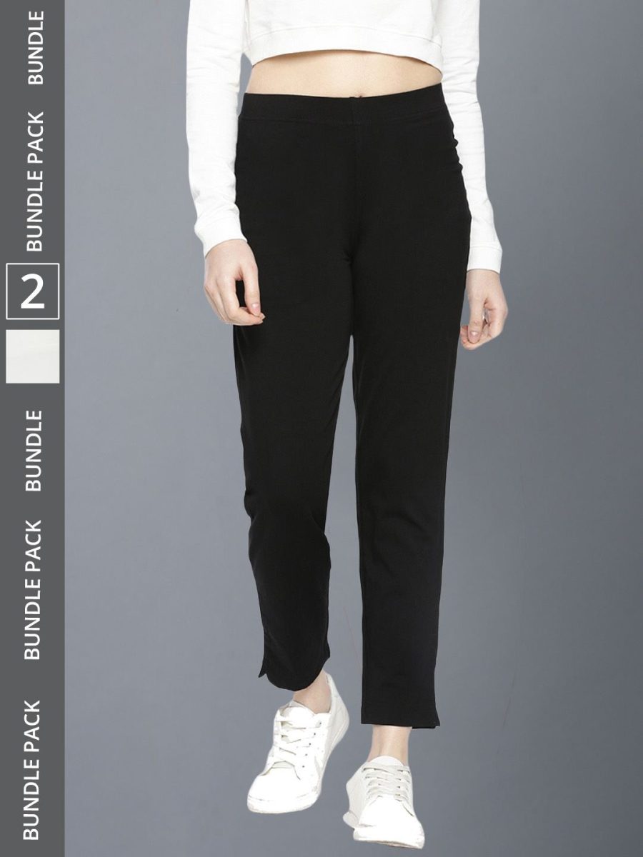 Dollar Missy Women's Cotton Four Way  Stretchable Kurti Pant