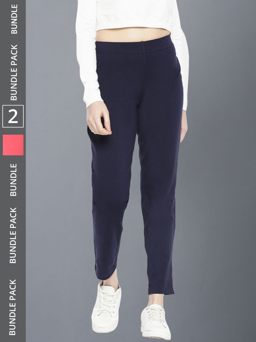 Dollar Missy Women's Cotton Four Way  Stretchable Kurti Pant