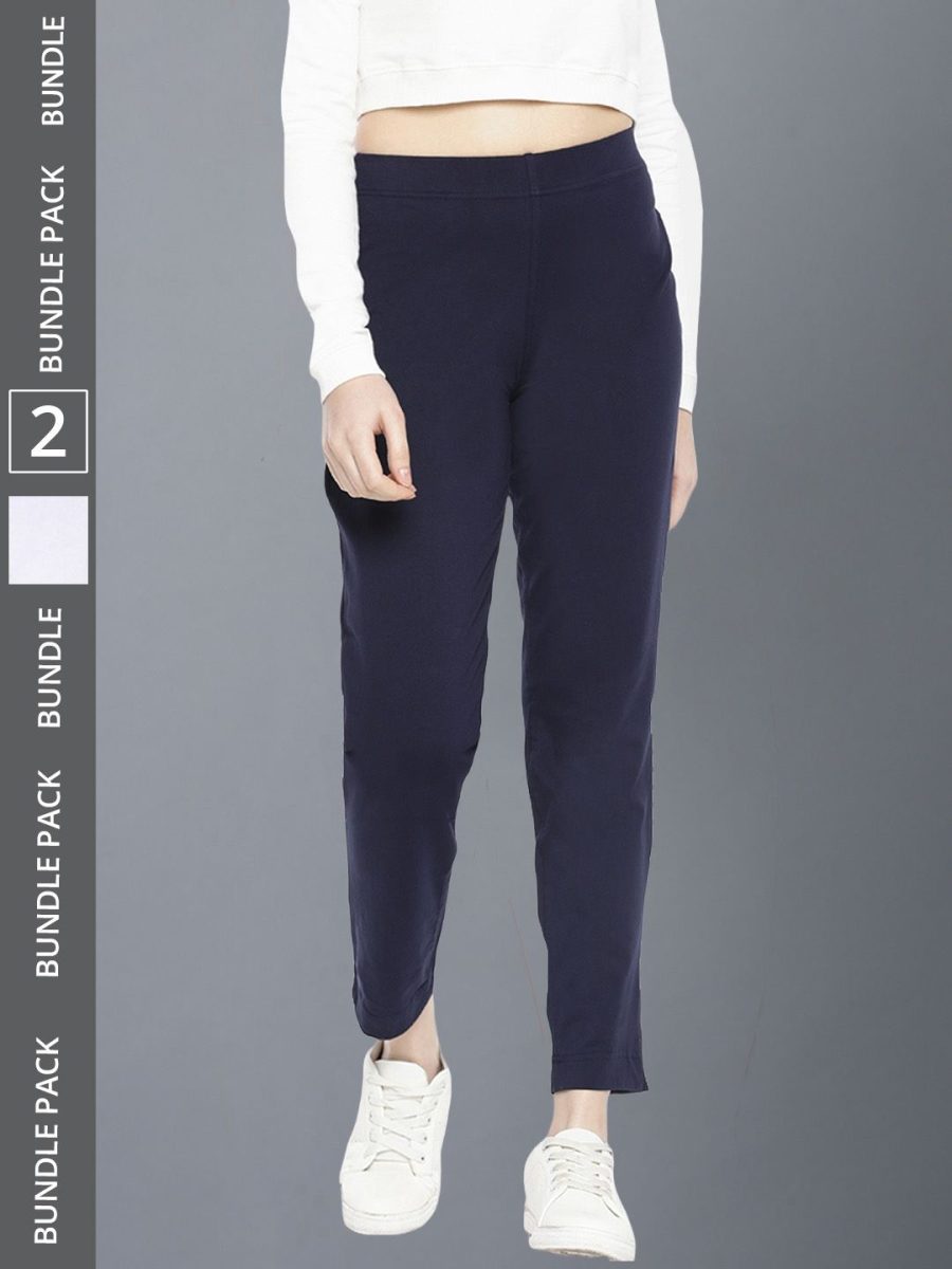 Dollar Missy Women's Cotton Four Way  Stretchable Kurti Pant