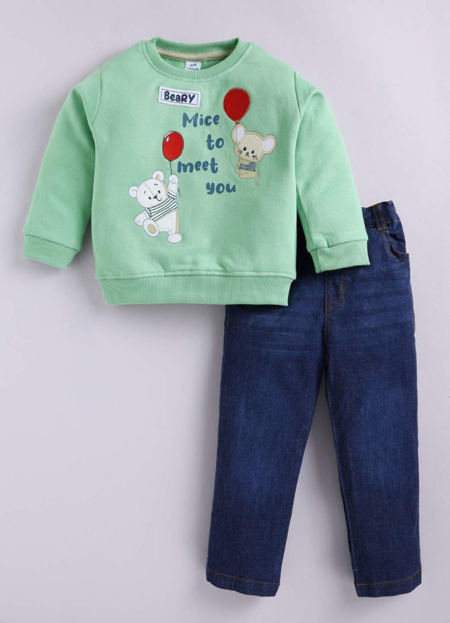 Dollar Junior Tiny Crews Baby Boys Casual T-Shirt Pant Set