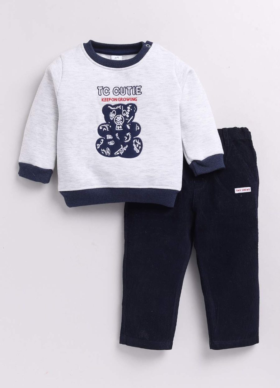 Dollar Junior Tiny Crews Baby Boys Casual T-Shirt Pant Set