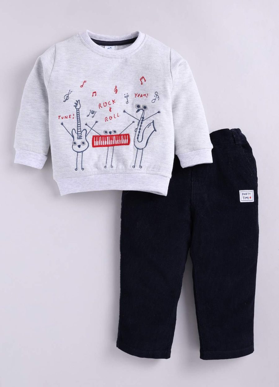 Dollar Junior Tiny Crews Baby Boys Casual T-Shirt Pant Set