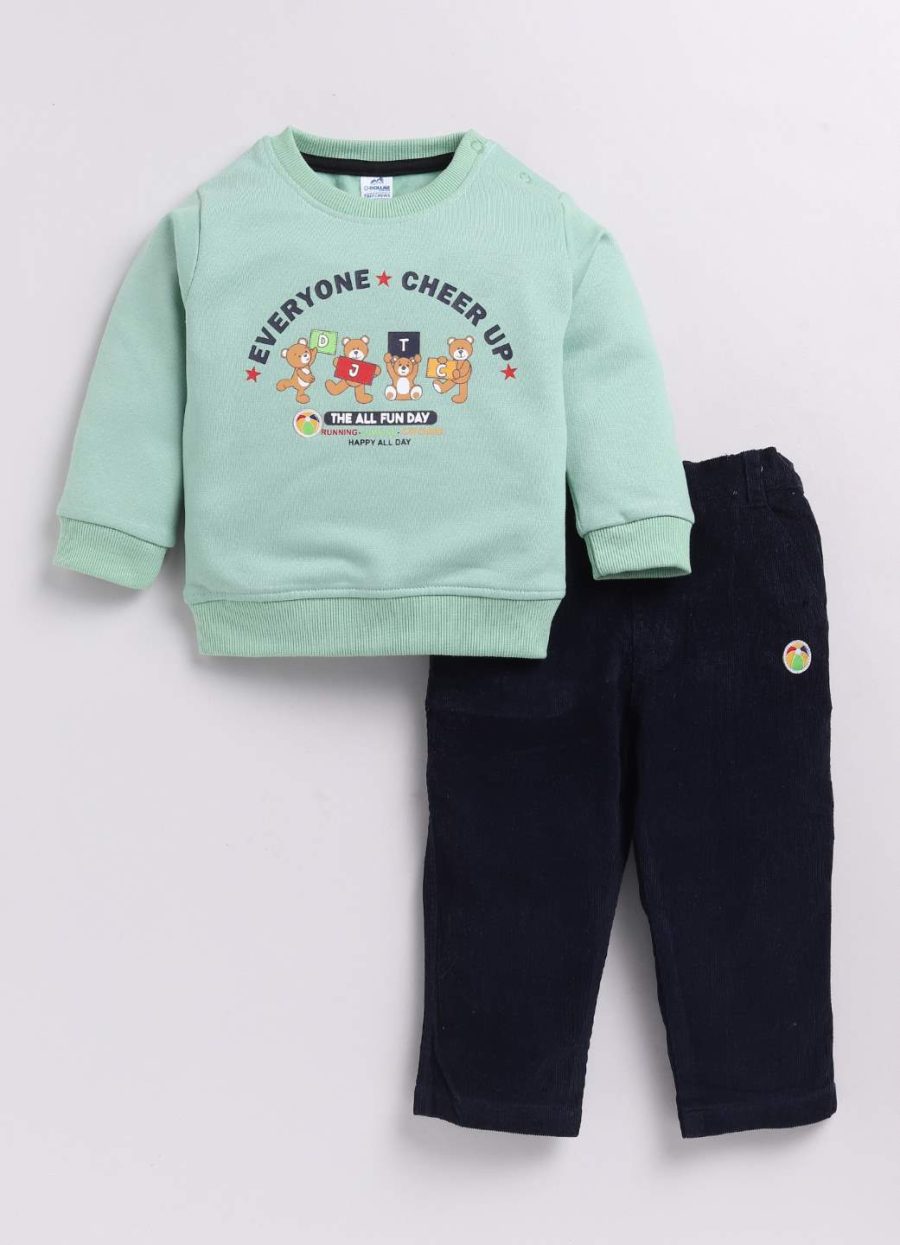 Dollar Junior Tiny Crews Baby Boys Casual T-Shirt Pant Set
