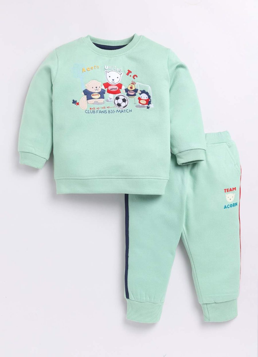 Dollar Junior Tiny Crews Baby Boys Casual T-Shirt Pant Set