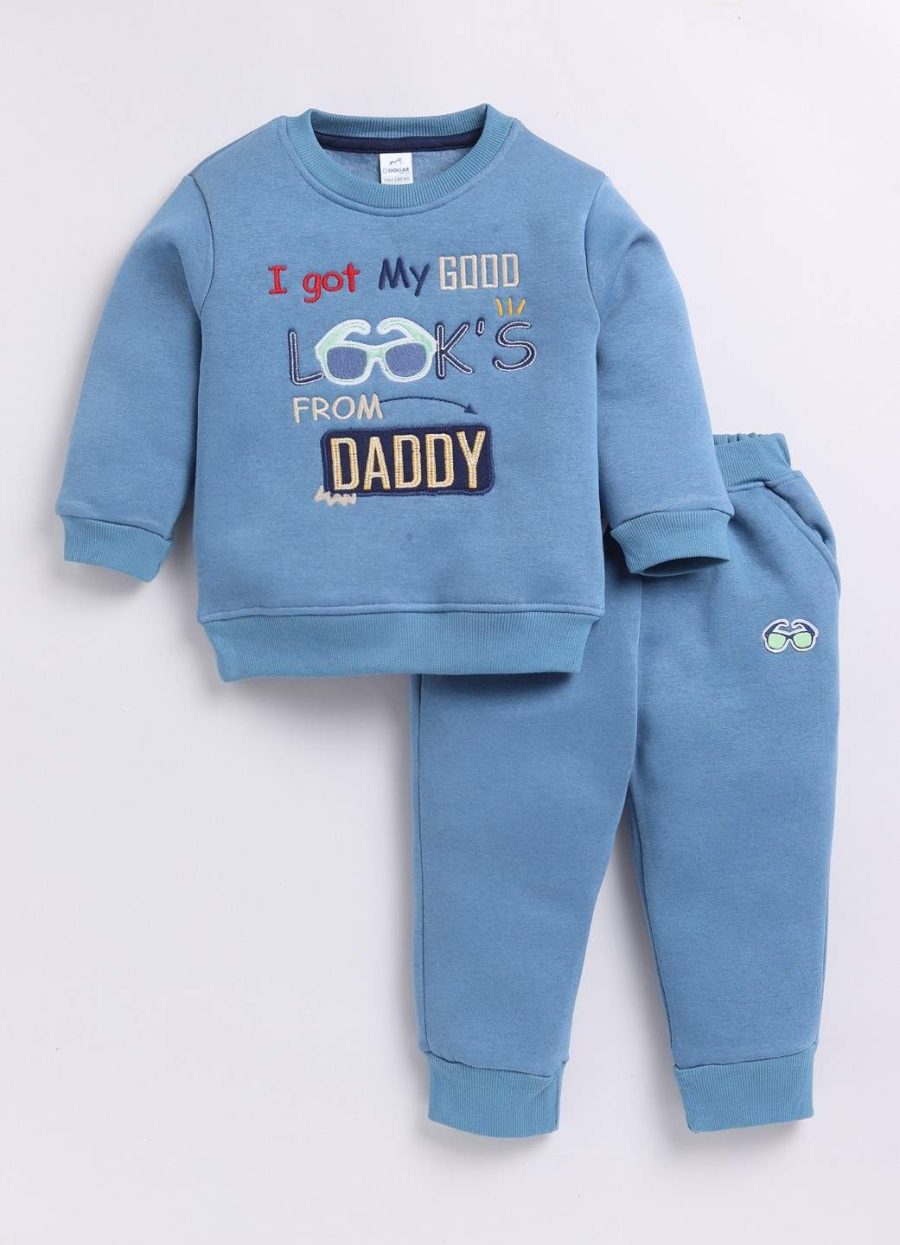 Dollar Junior Tiny Crews Baby Boys Casual T-Shirt Pant Set